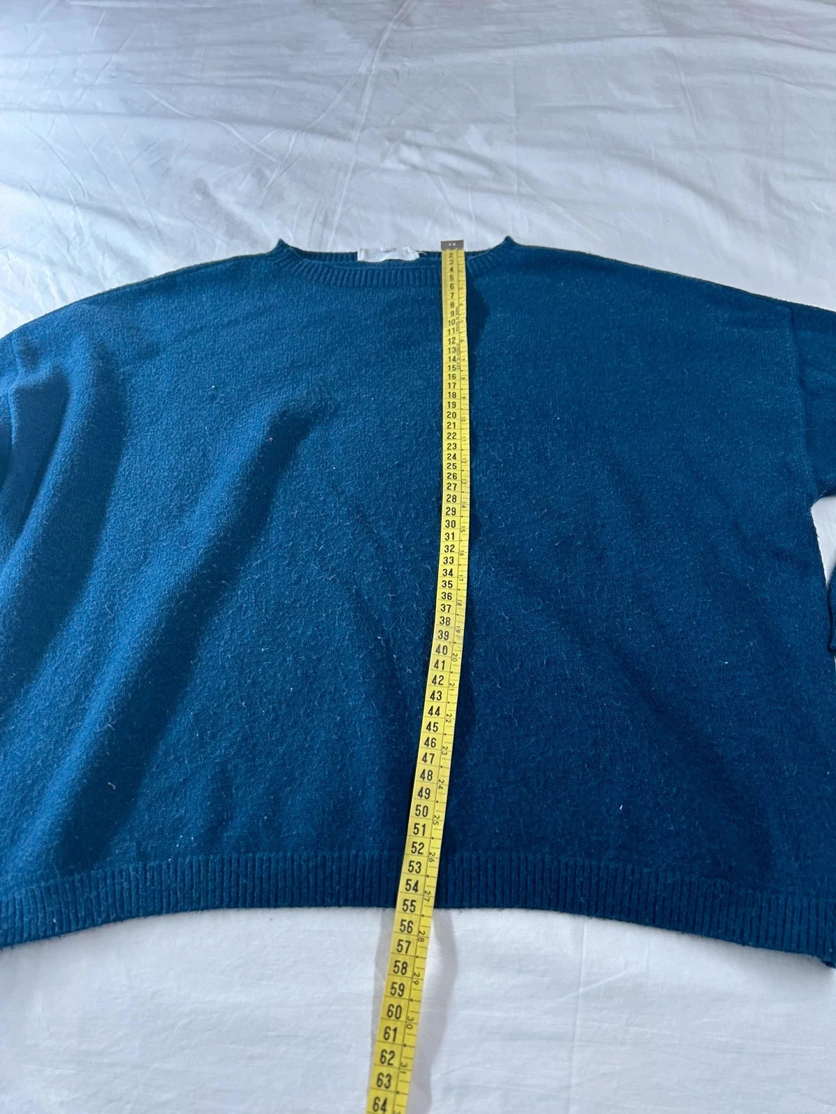 Suéter oversized almae azul marinho vintage em viscose – photo 6